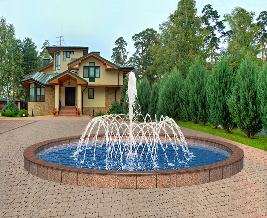 Фонтан для парка "Корзинка средняя" ø=7 м