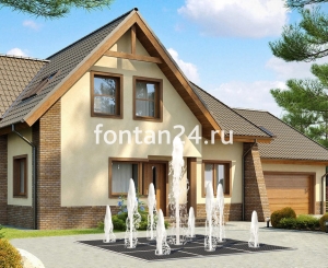 Уличный фонтан "Суперкуб" 3x3 м